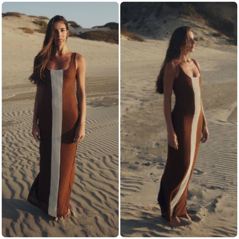 Anthropologie Palmacea Fara Textured Maxi Dress – Size Sold Out - Picture 4 of 11